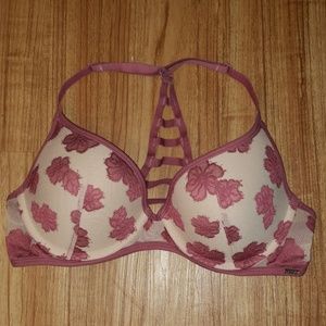 VS PINK Floral ladder-back 36C bra